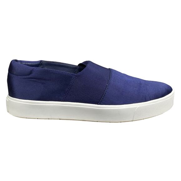 Vince Women’s Corbin Blue Satin Slip On Shoes Size US 5.5 - Picture 1 of 11